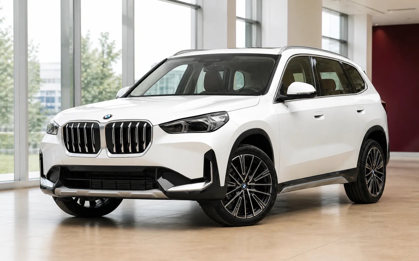 BMW X1 xDrive25Li 2026 в светлом автомобильном салоне
