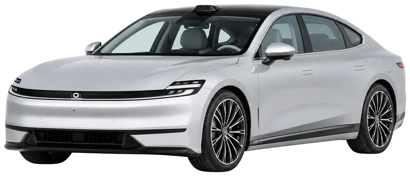 Changan Qiyuan A06, электрический седан-фастбэк, вид спереди три четверти