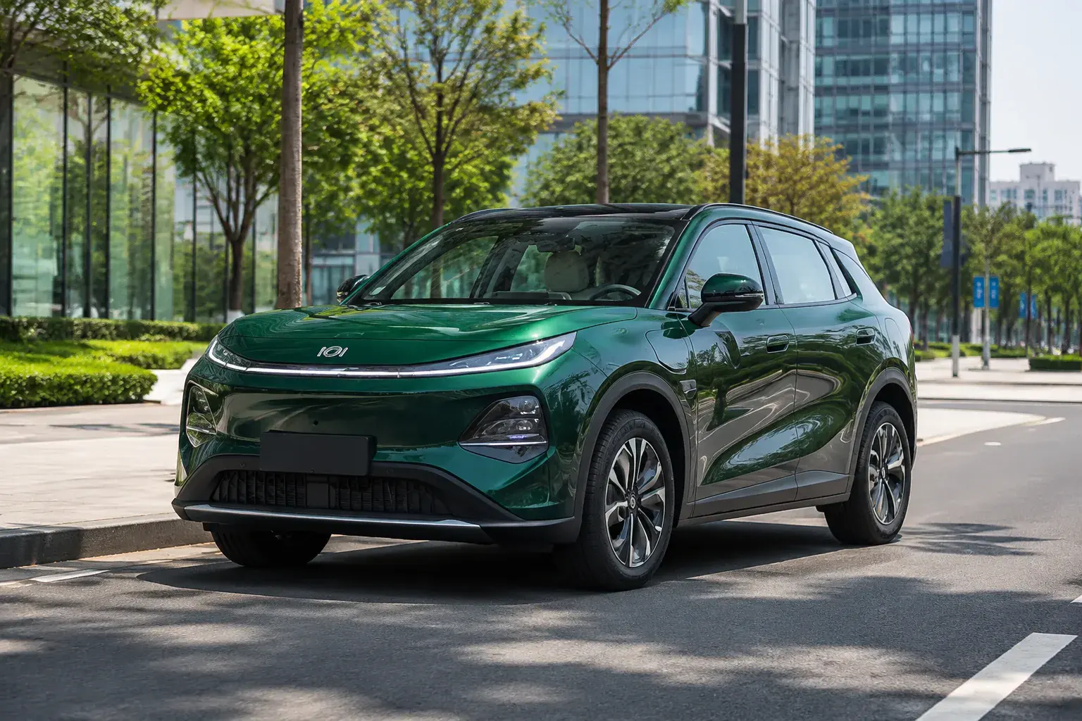 Changan Qiyuan Q05 на городской улице