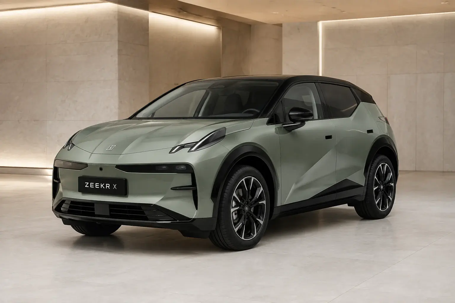 Zeekr X, внешний вид автомобиля