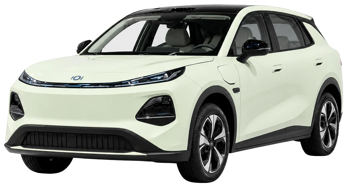 Changan Qiyuan Q05, электрический кроссовер, вид спереди три четверти