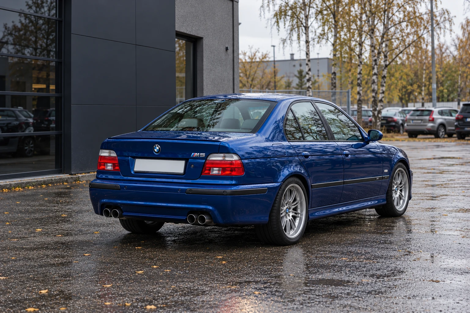 BMW M5 E39: задняя часть кузова