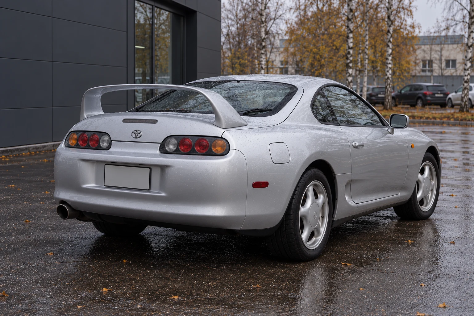 Toyota Supra A80: задняя часть кузова